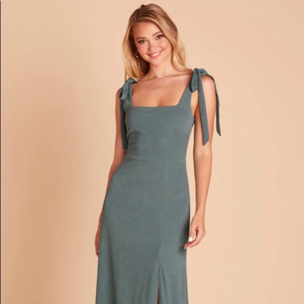 Birdy Grey, bridesmaids dress, Sea Glass color, small, Alex convertible dress.